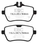 EBC Greenstuff 2000 rear brake pads for Mercedes-Benz S-Class, Mercedes-Benz SL