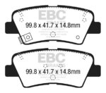 EBC Greenstuff 2000 rear brake pads for KIA Soul
