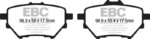 EBC Greenstuff 2000 rear brake pads for Peugeot 308