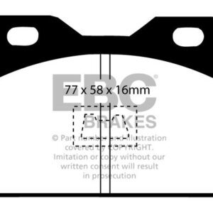 EBC Greenstuff 2000 front brake pads for Audi S4