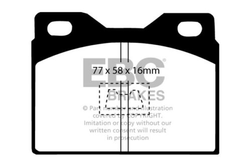 EBC Greenstuff 2000 front brake pads for Audi S4