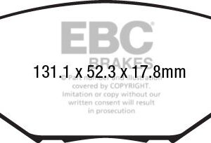 EBC Greenstuff 2000 prednje kočione pločice za Skoda Fabia