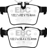 EBC Greenstuff 2000 rear brake pads for Mercedes-Benz C-Class