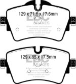 EBC Greenstuff 2000 front brake pads for BMW X2, MINI Mini