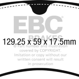 EBC Greenstuff 2000 stražnje kočione pločice za Audi A4, Audi A5
