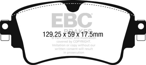 EBC Greenstuff 2000 rear brake pads for Audi A4, Audi A5