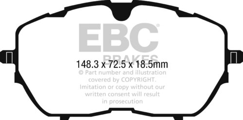 EBC Greenstuff 2000 prednje kočione pločice za Peugeot 308