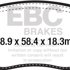 EBC Greenstuff 2000 prednje kočione pločice za Renault Megane