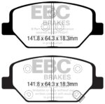 EBC Greenstuff 2000 front brake pads for Opel Insignia