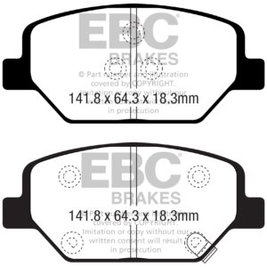EBC Greenstuff 2000 prednje kočione pločice za Opel Insignia