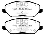 EBC Greenstuff 2000 front brake pads for Kia XCeed, Hyundai i30