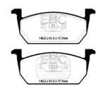 EBC Greenstuff 2000 front brake pads for SEAT Arona, SEAT Ibiza