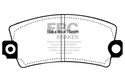 EBC Greenstuff 2000 front brake pads for Alpine A110