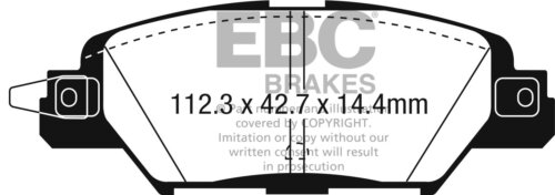 EBC Greenstuff 2000 rear brake pads for Mazda CX-5