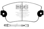 EBC Ultimax front brake pads for Lancia Beta Spider, Lancia Trevi