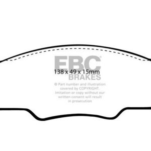 EBC Greenstuff 2000 front brake pads for VW Passat