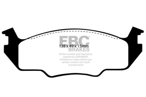 EBC Greenstuff 2000 front brake pads for VW Passat