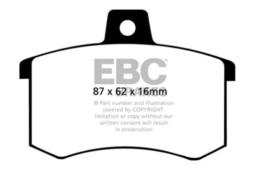 EBC Greenstuff 2000 rear brake pads for Audi A4, Audi A6