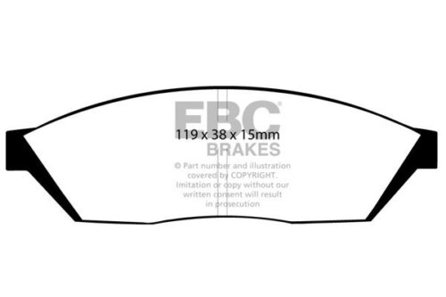 EBC Greenstuff 2000 front brake pads for Honda Civic, Suzuki Alto
