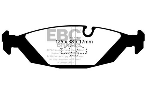 EBC Greenstuff 2000 rear brake pads for BMW 5, BMW 6