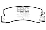 EBC Greenstuff 2000 rear brake pads for Toyota Corolla