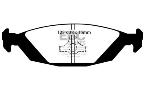 EBC Greenstuff 2000 rear brake pads for SAAB 900, SAAB 9000