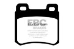 EBC Greenstuff 2000 rear brake pads for Mercedes-Benz C-Class, Mercedes-Benz E-Class