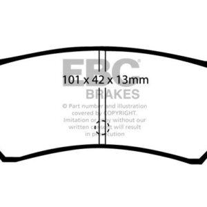 EBC Greenstuff 2000 stražnje kočione pločice za Mazda MX-3, Mazda 323