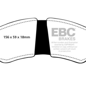 EBC Ultimax front brake pads for Renault Trafic