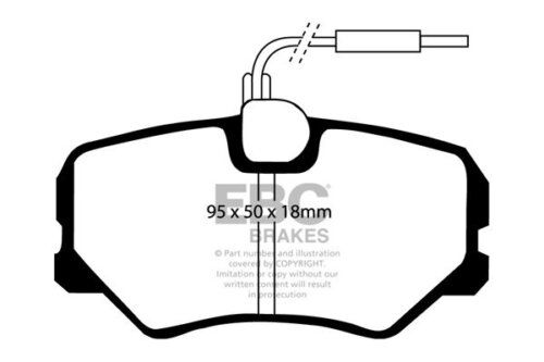 EBC Greenstuff 2000 front brake pads for Citroën Saxo