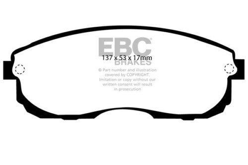EBC Greenstuff 2000 prednje kočione pločice za Nissan Maxima, Nissan Silvia