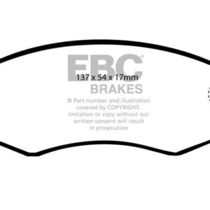 EBC Greenstuff 2000 prednje kočione pločice za Hyundai Sonata, Nissan Prairie