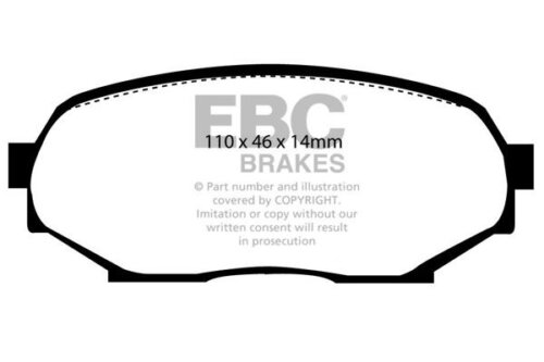 EBC Greenstuff 2000 front brake pads for Mazda MX-5