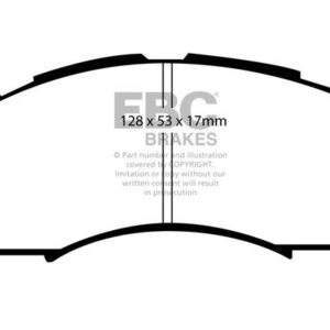 EBC Greenstuff 2000 front brake pads for Subaru Legacy, Subaru Impreza