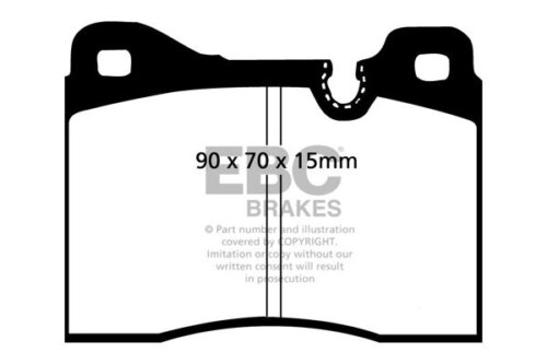 EBC Ultimax front brake pads for BMW 5, BMW 6