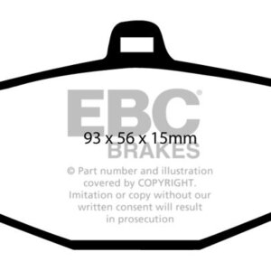 EBC Ultimax prednje kočione pločice za Renault 5, Renault 6
