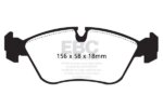 EBC Greenstuff 2000 front brake pads for Volvo S70, Volvo XC70