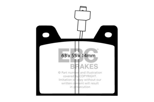 EBC Ultimax front brake pads for Talbot Horizon