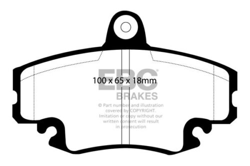 EBC Greenstuff 2000 front brake pads for Renault Twingo