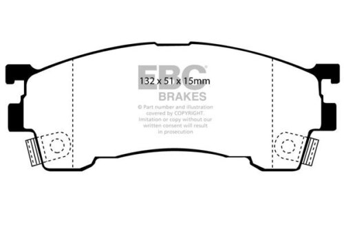 EBC Greenstuff 2000 front brake pads for Ford Probe, Mazda 626
