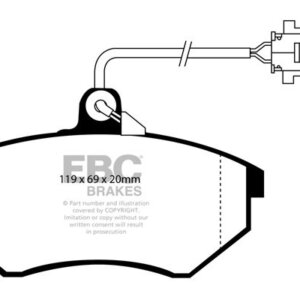 EBC Greenstuff 2000 prednje kočione pločice za VW Passat
