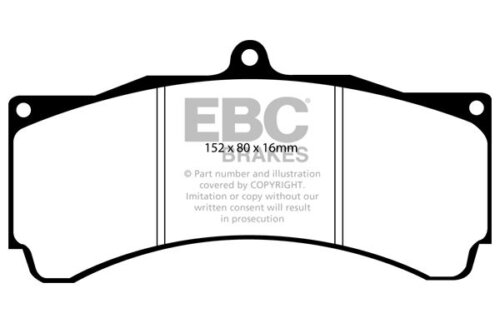 EBC Redstuff front brake pads for Nissan Qashqai