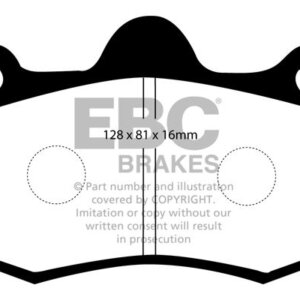 EBC Redstuff prednje kočione pločice za Noble M12