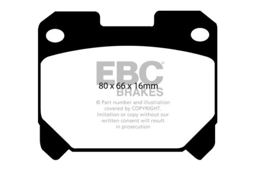 EBC Redstuff rear brake pads for Toyota Supra, Toyota Curren