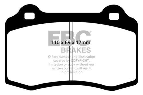 EBC Redstuff front brake pads for Bugatti EB110