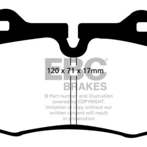 EBC Redstuff front brake pads for BMW 7, BMW 8