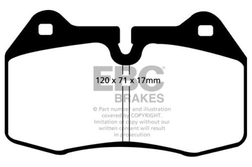 EBC Redstuff front brake pads for BMW 7, BMW 8