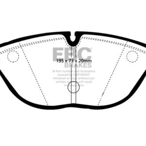 EBC Redstuff prednje kočione pločice za Audi A4, Audi A8