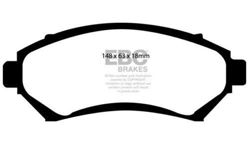 EBC Redstuff front brake pads for Chevrolet Trans Sport, Pontiac Grand Prix