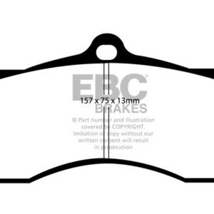EBC Redstuff front brake pads for Chevrolet Corvette